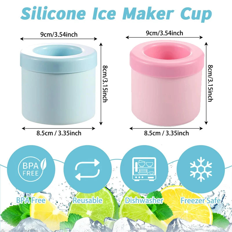 Silicone Ice Cube Mold with Lid for Eco-Friendly Freezing