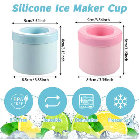 Silicone Ice Cube Mold with Lid for Eco-Friendly Freezing