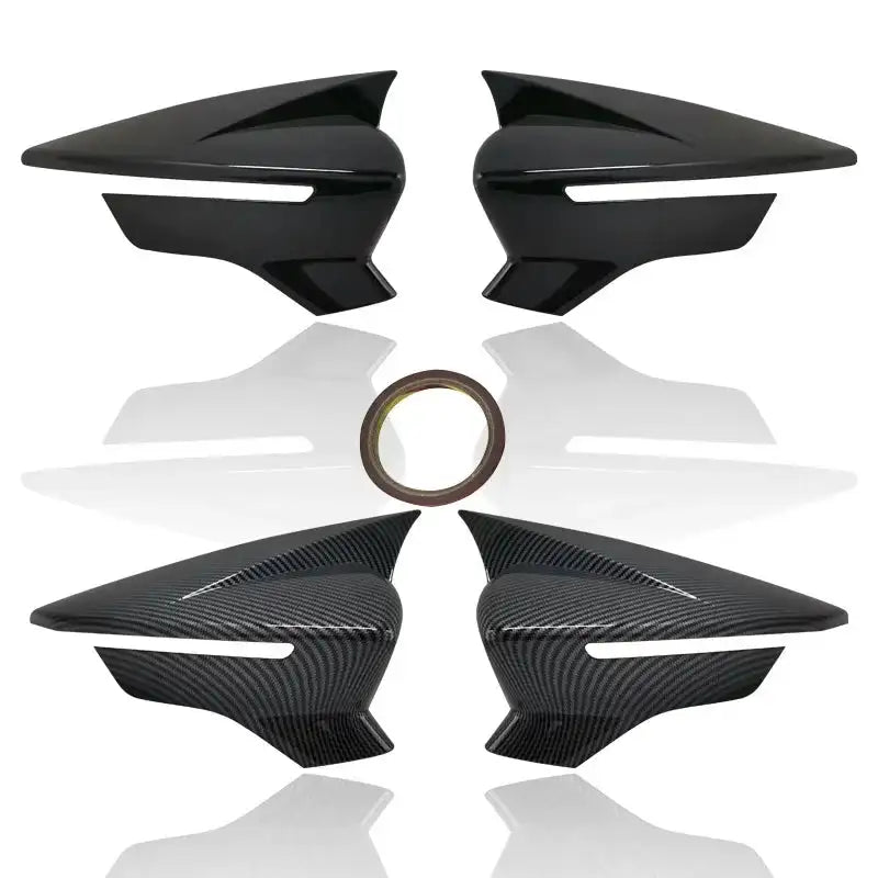 Seat Leon Mk3 5F Piano Black Mirror Covers 2Pcs 2013-2019