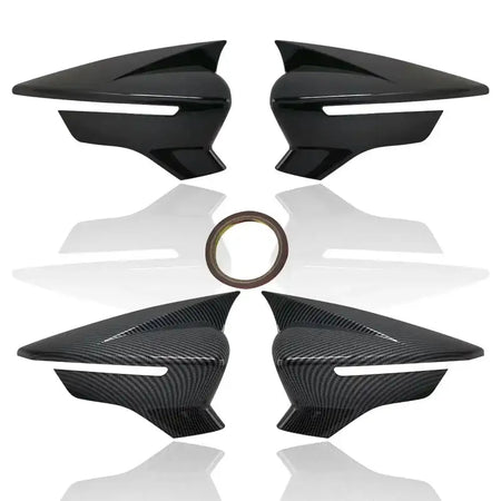 Seat Leon Mk3 5F Piano Black Mirror Covers 2Pcs 2013-2019