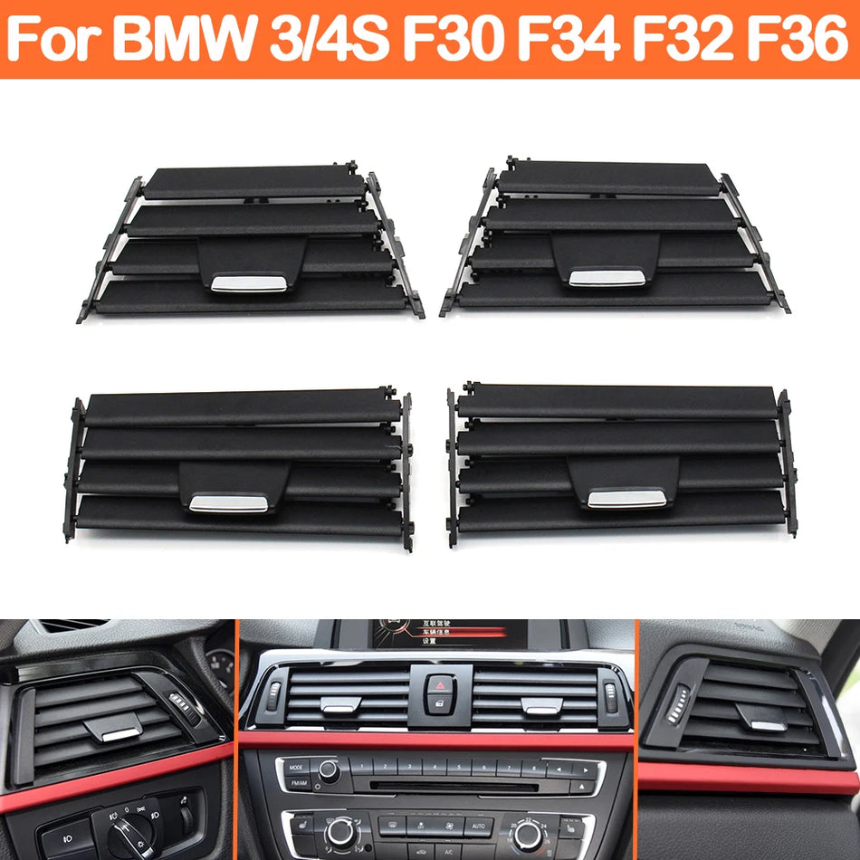 Kit di riparazione della griglia di ventilazione del cruscotto per BMW Serie 3/4, anteriore sinistro, destro e posteriore, in PC e ABS