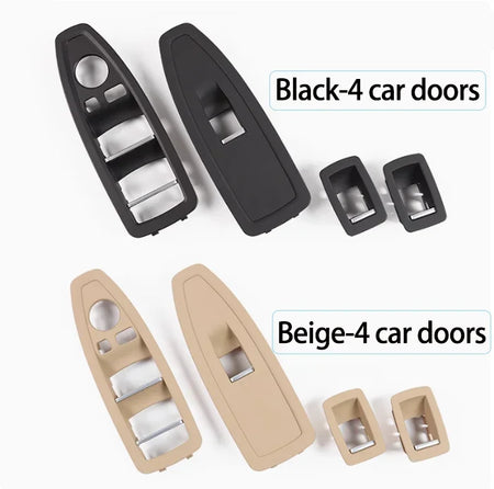 Upgrade Interior Door Carbon Fiber Window Regulator Switch Panel Trim Cover Replacement For BMW 1 3 4 Series F20 F30 F31 F36 by InterCyprus Trading Ltd