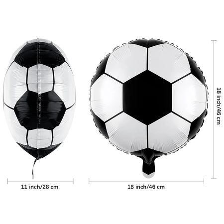 18-Inch Soccer Balloons - Perfect for Sports Themed Parties