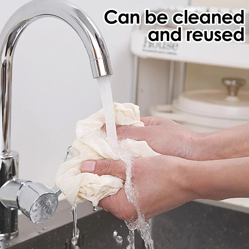 Reusable Cotton and Polyester Filter Cloth for Home Brewing and Food Prep