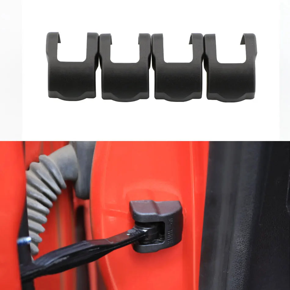 Durų ribotuvo sustabdymo dangtelis Peugeot 2008 SUV ABS atsparus dėvėjimuisi 4 dalių komplektas apsauginis skydas