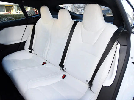 Tesla Model S Five Seat Faux Leather Seat Covers 2017 2021