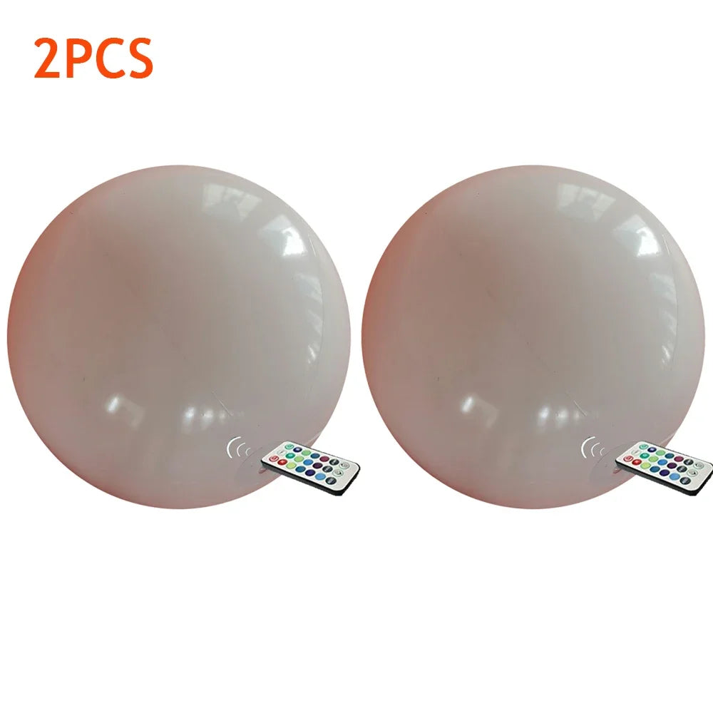 Floating Pool Lights 1-10Pcs 16 Colors &ndash; Colorful LED Glow 2PCS