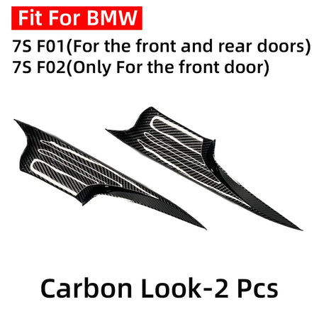 For BMW 7 Series F01 F02 2008-2015 Left Right Side Door Interior Handle Pull Carrier Cover 740Li 750i 51429151212 51419115501 by InterCyprus Trading Ltd