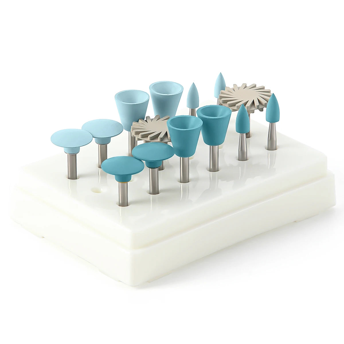 RA2.35mm Dental Silicone Grinding Heads 12pc &ndash; Autoclavable C set