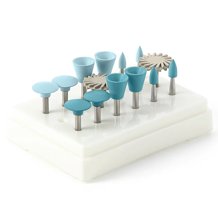 RA2.35mm Dental Silicone Grinding Heads 12pc &ndash; Autoclavable C set