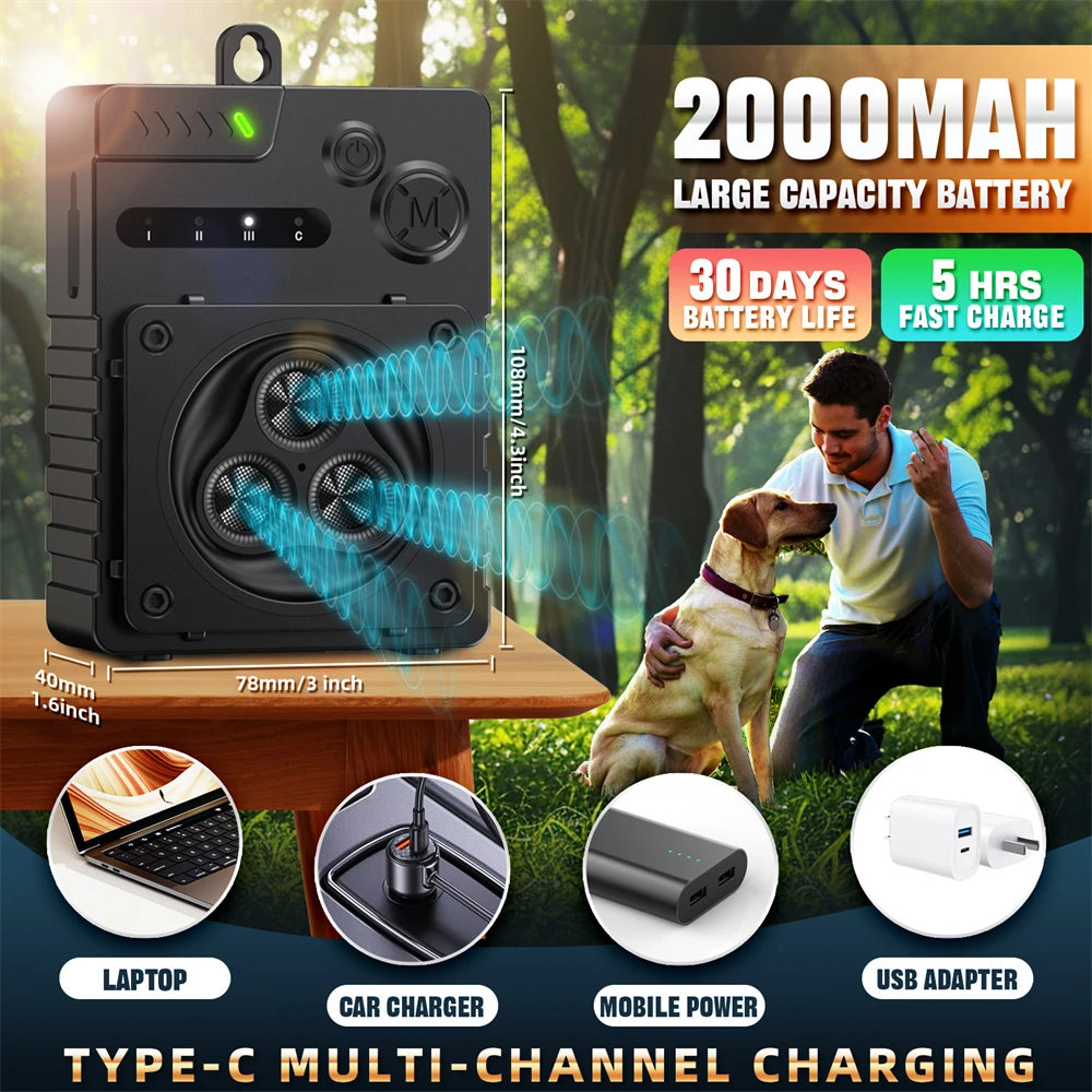 Automatic Ultrasonic Dog Stopper &ndash; Indoor Outdoor Use