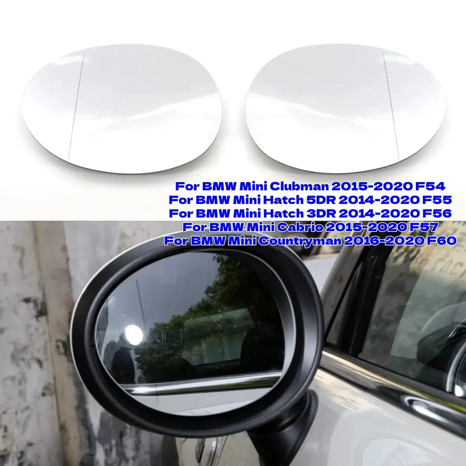 Heated Side Mirror Glass for Mini Clubman F54 F55 F56 F57 F60 by InterCyprus Trading Ltd