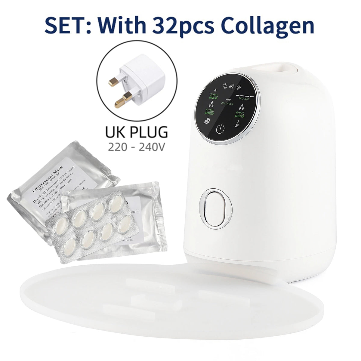 Foreverlily DIY Mask Machine &ndash; Automatic Mask Maker for Homemade Facial Masks UK PLUG (220-240V) 1