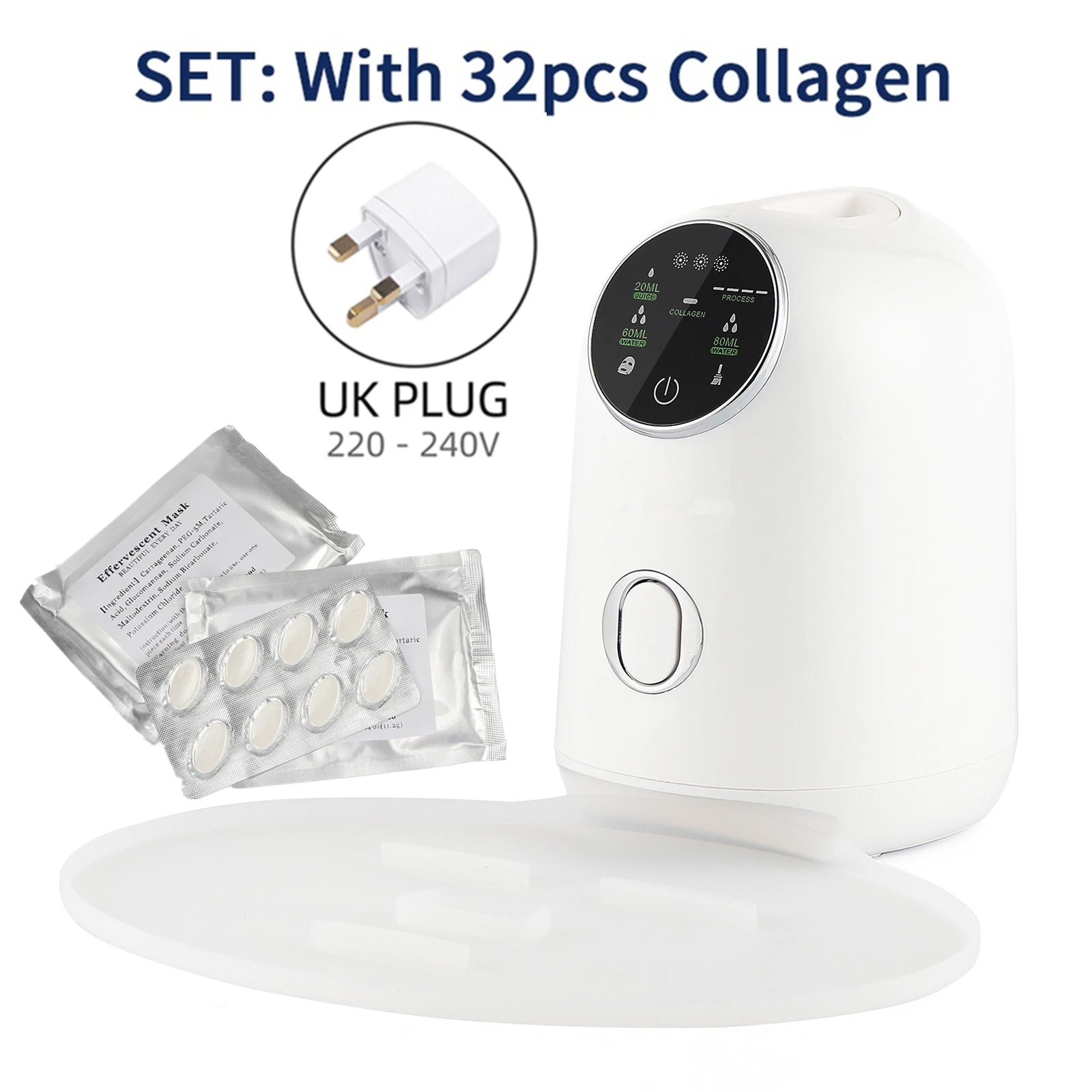 Foreverlily DIY Mask Machine &ndash; Automatic Mask Maker for Homemade Facial Masks UK PLUG (220-240V) 1
