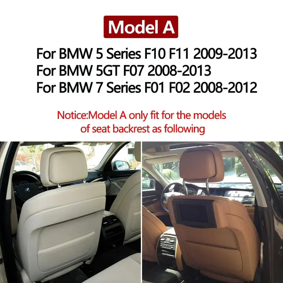 Car Left Right Seat Back Panel Leather Backrest Storage Pocket Cover For BMW 5 7 GT Series F10 F11 F01 F02 F07 2009-2013 by InterCyprus Trading Ltd