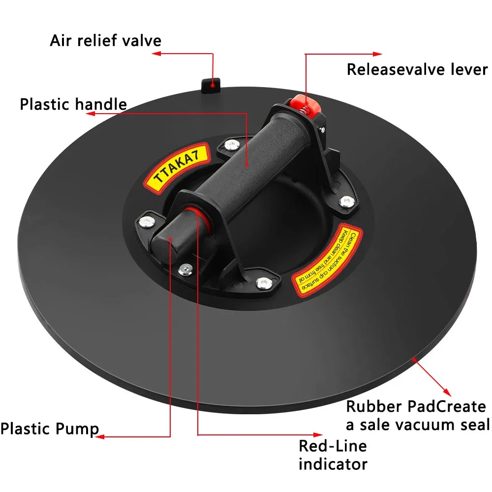 Vacuum Suction Cup 250kg Lifter &ndash; Heavy Duty Handling