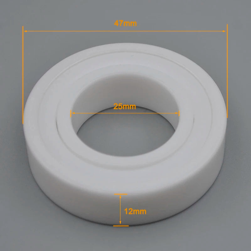 Ceramic Bearing 6000 Series 2RS &ndash; Ultra Low Friction 6005-2RS 25x47x12mm / CHINA