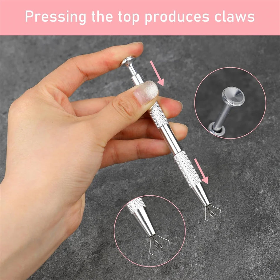 YIKOOLIN 50Pcs Nail Sponges &ndash; Includes Grabbing Pen