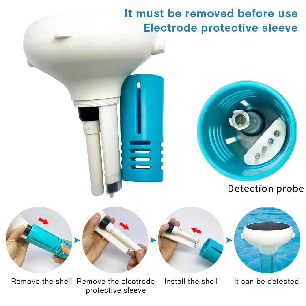 7 In 1 Tuya ZigBee Chlorine Pool Meter &ndash; Smart Pool Meter