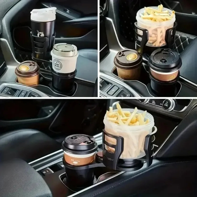 Car Cup Holder Expander Mount &ndash; 360 Degree Rotation