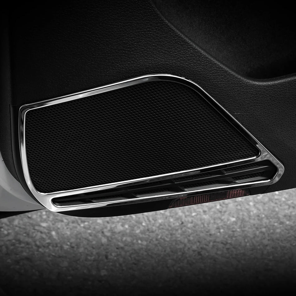 Volkswagen Golf Door Speaker Trim Sticker, Stainless Steel 4Pcs