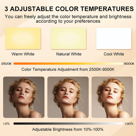 M15 Smartphone Selfie Fill Light &ndash; Adjustable 2500K to 9000K Color Temperature