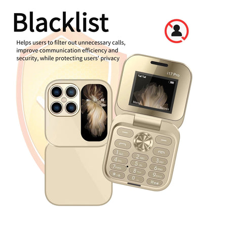 Palm Cute Flip Phone &ndash; Senior Friendly Push Button Comfort
