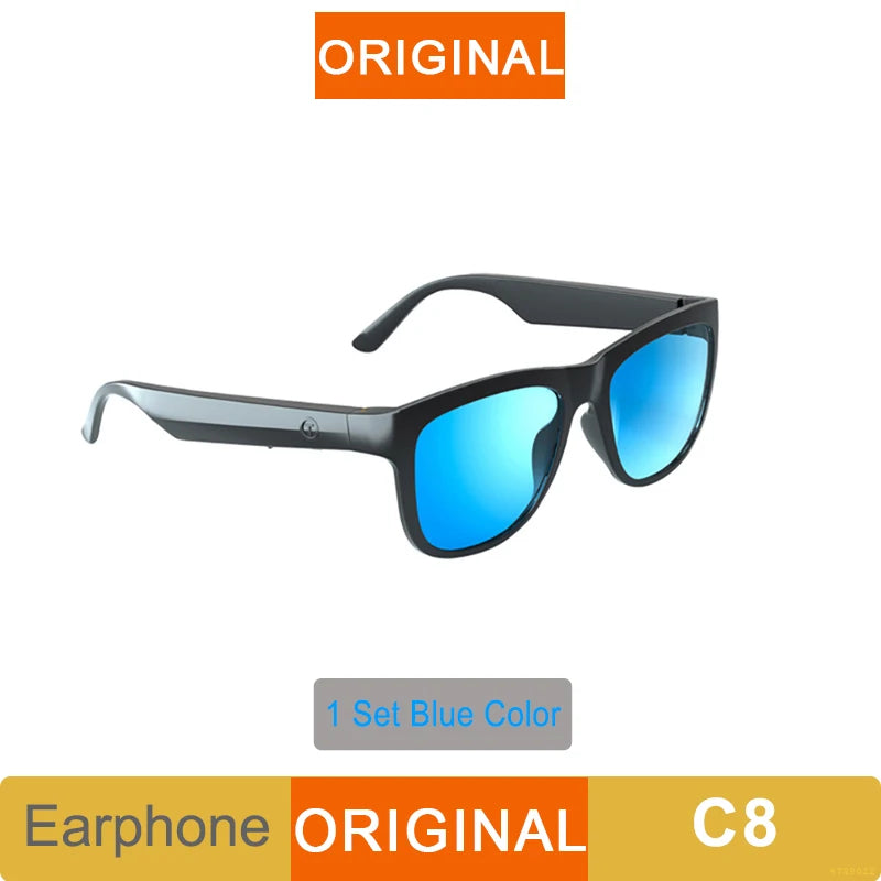 C8 Smart Sunglasses Earphones C8 Blue
