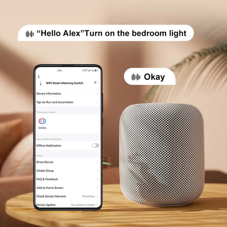 DGB-63Z Zigbee WiFi Smart Switch 63A with Remote Control &amp; Power Metering