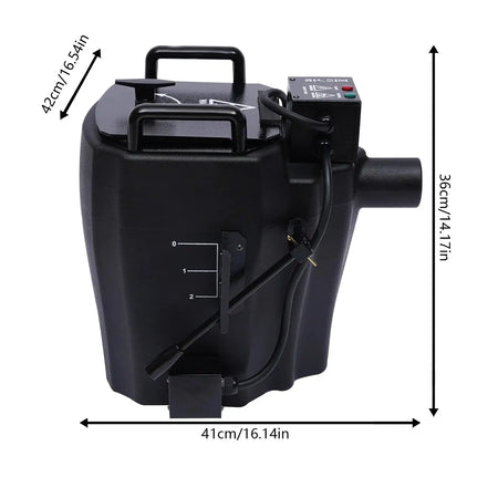 3500W Dry Ice Fog Machine &ndash; 150M Coverage for Events black / GERMANY