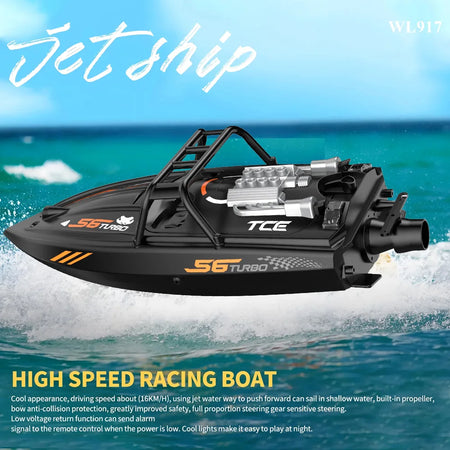 RC Boat High Speed Racing Ship - Turbojet Propulsion