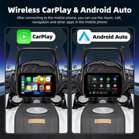 EVKEY Carplay Display Screen &ndash; Portable 5 Inch Motorcycle GPS Navigation