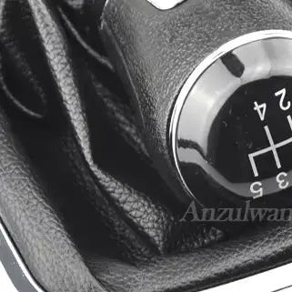 Gear Shift Knob with Leather Boot 5 6 Speed for VW Polo 6C