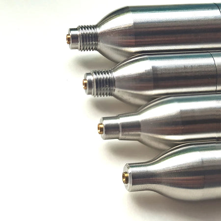 Refillable CO2 Cartridge 3/8-24UNF Threaded &ndash; Reusable