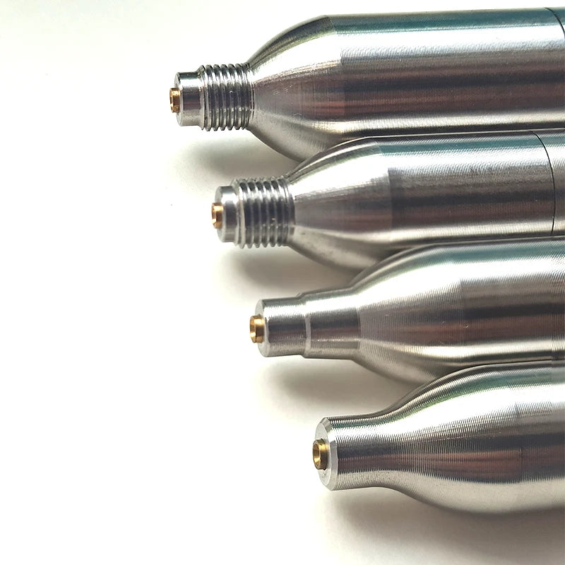 Refillable CO2 Cartridge 3/8-24UNF Threaded &ndash; Reusable