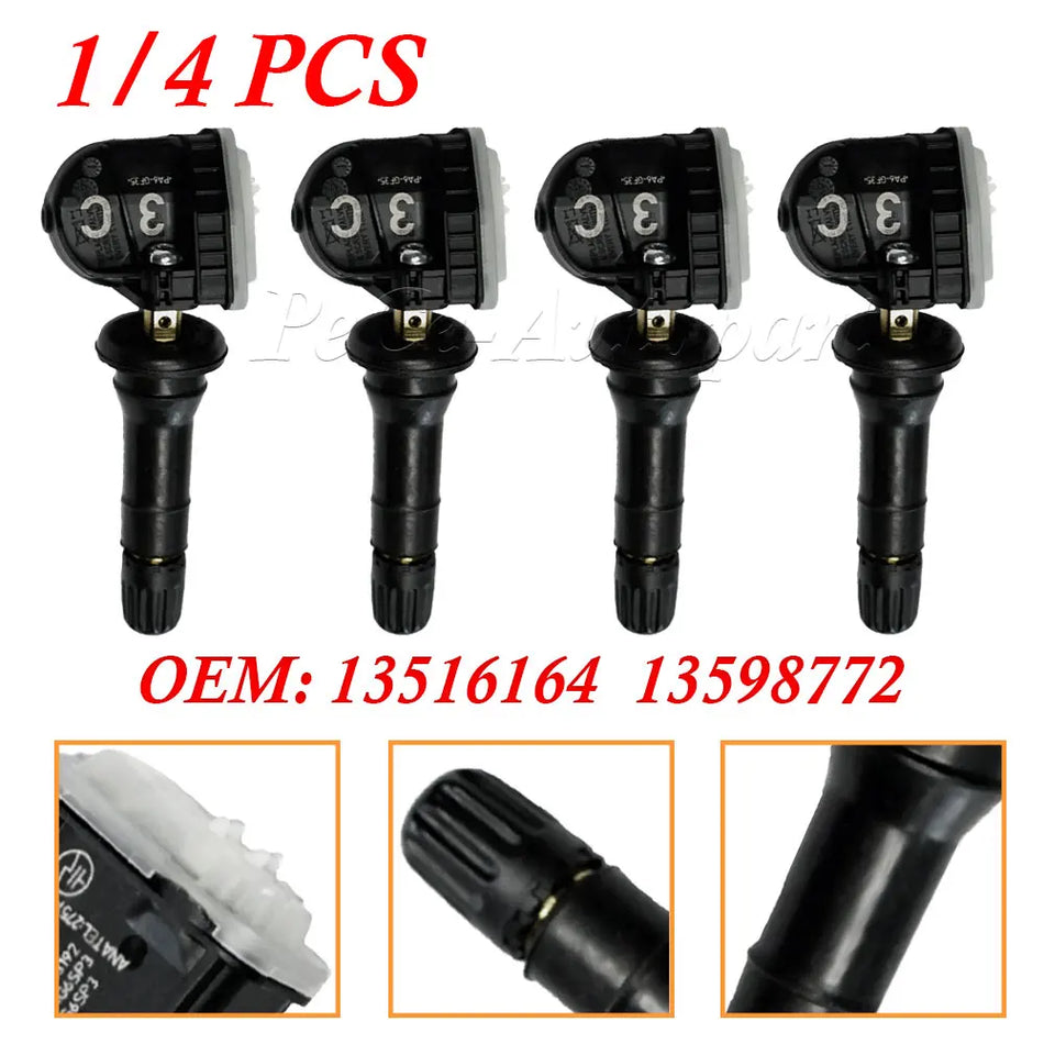 Sensores TPMS de presión de neumáticos 315MHz para Chevrolet Equinox Malibu GMC Sierra