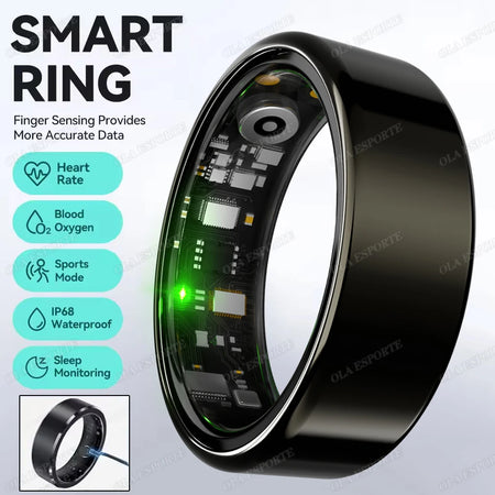 For Xiaomi Smart Ring - Bluetooth Heart Rate &amp; Blood Oxygen Monitor Black / 13