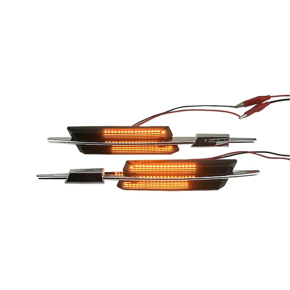 Dinamiski sekvenciālie LED sānu marķieri BMW E46 E60 E90 E91 E92 E93