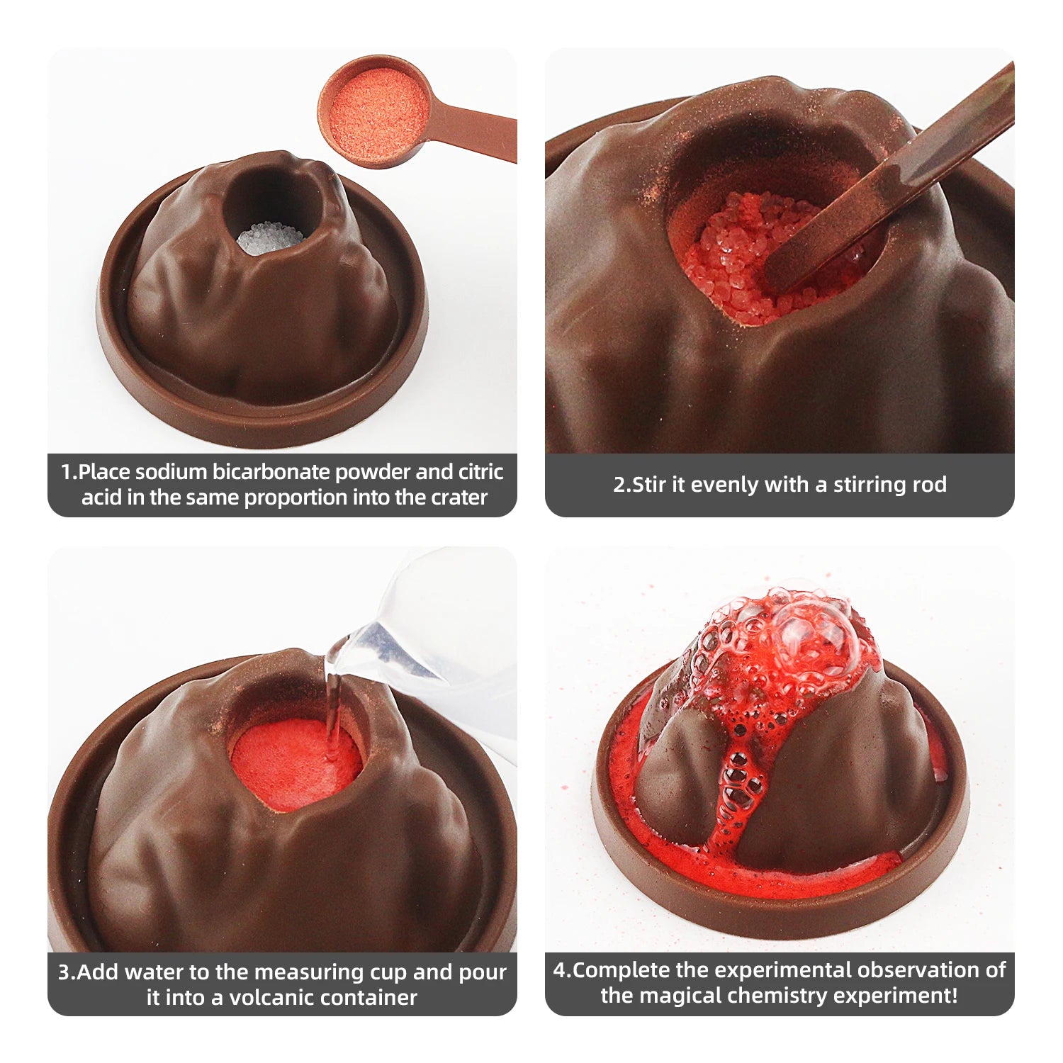 DIY Science Experiment Set &ndash; Engaging Volcano Eruption Kit