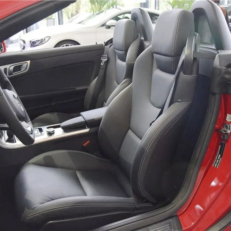 Coprisedili personalizzati in finta pelle per Mercedes SLC R172 set completo