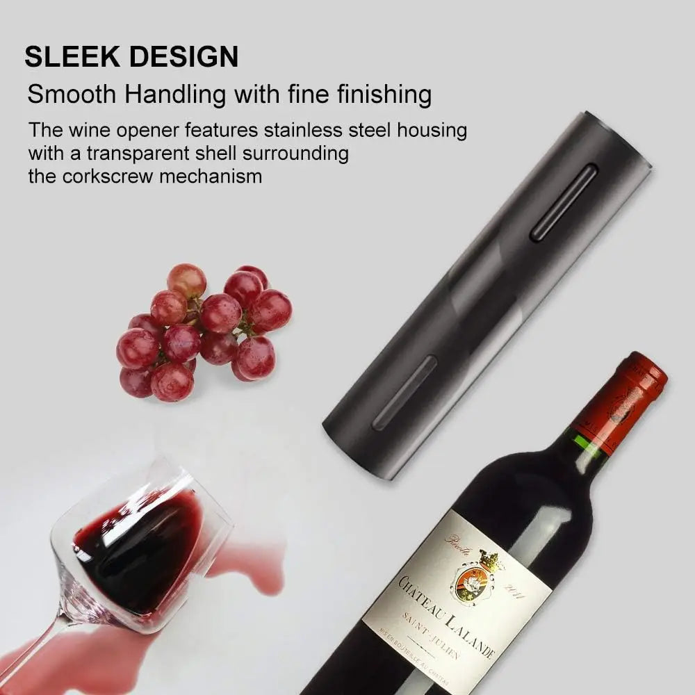 AA Battery Electric Wine Opener - Requires AA Batteries