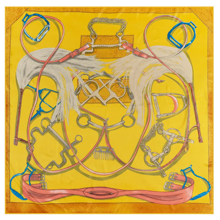 POBING Silk Scarf &ndash; Luxurious Back Garden Print