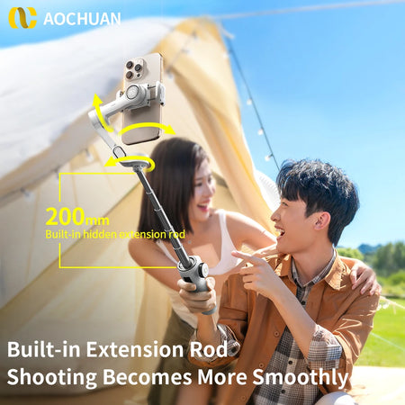AOCHUAN Smart V8 &ndash; Anti-Shake Face Tracking Stabilizer