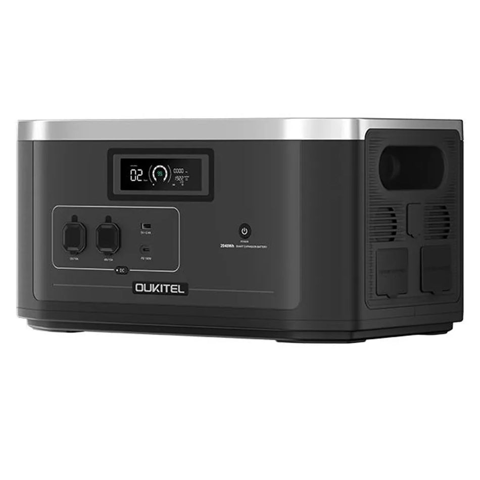 2048Wh LiFePO4 Battery Pack With Pure Sine Wave Inverter, 3500+ Cycle Life, Portable Home Power Station