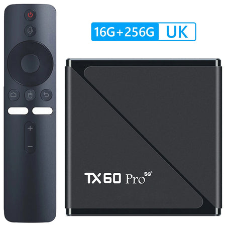 TX60 PRO - Android TV Box With Dual WiFi 6 And 256GB UK