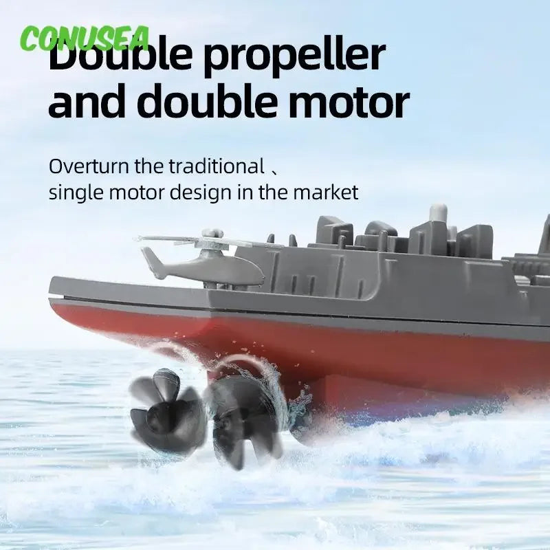 RC Warship Model Boat &ndash; High-Speed Remote Control Battleship