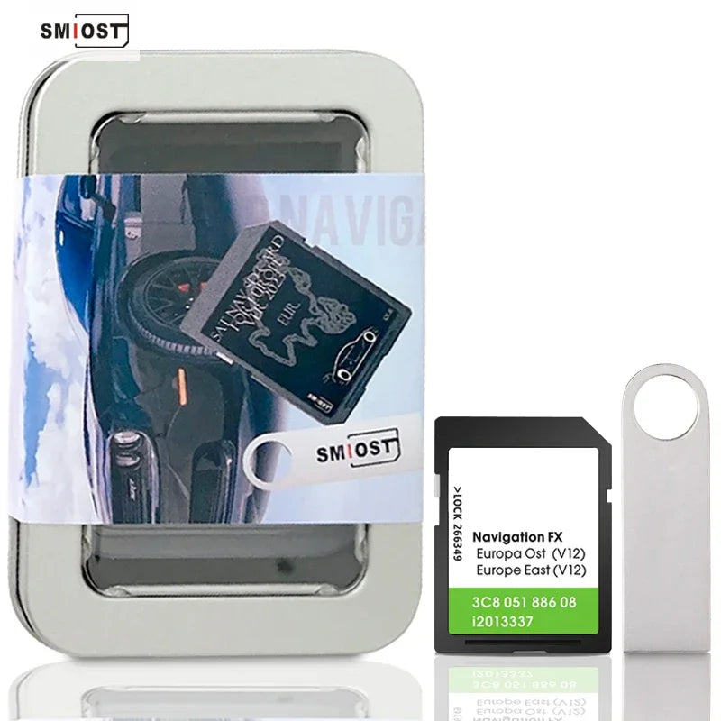 FX V12 OST EAST For VW &ndash; Europe Map 8GB Navigation CHINA / FX OST EAST with USB