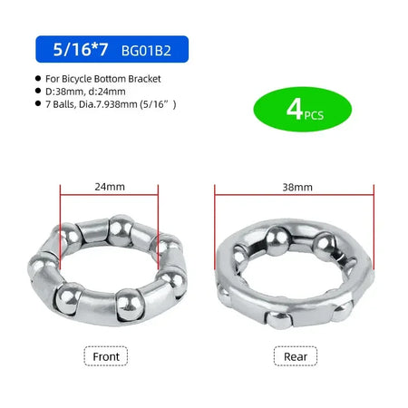 DEEMOUNT 4pcs Ball Retainers &ndash; Durable Heat Treated Carbon Steel BG01B2 4pcs / CHINA