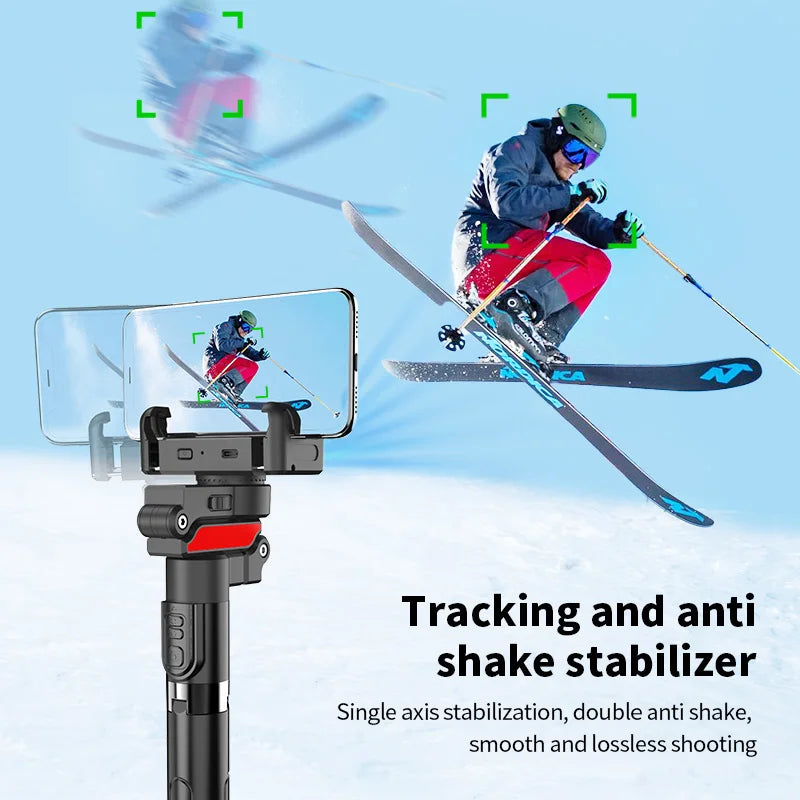 MEUYAG AI Face Tracking Gimbal Stabilizer with Bluetooth Shutter