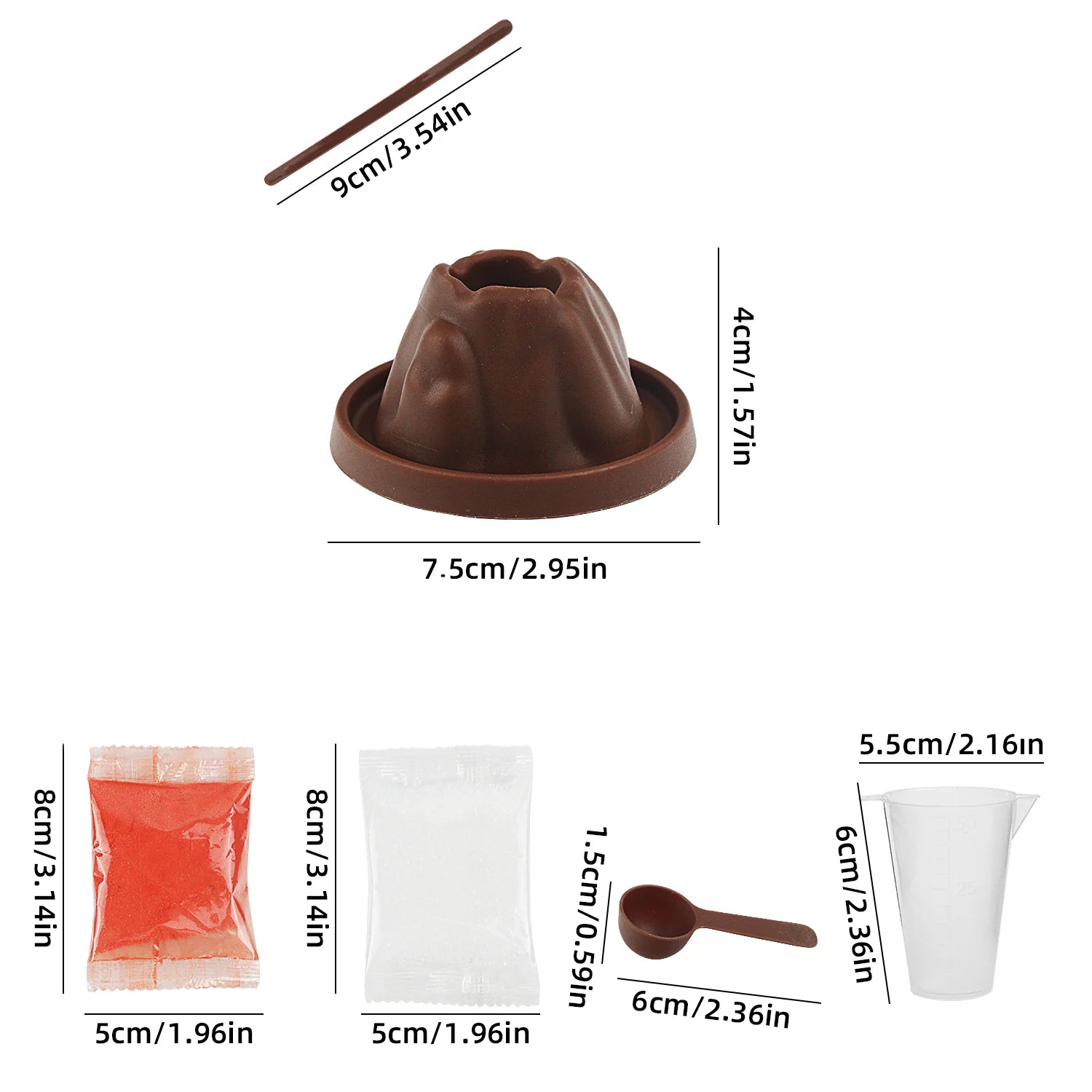 DIY Science Experiment Set &ndash; Engaging Volcano Eruption Kit